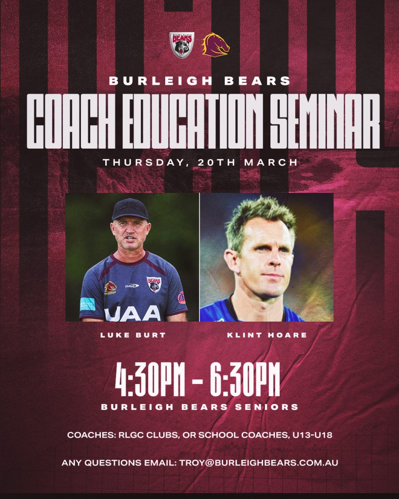 Burleigh Bears Coach Education Seminar